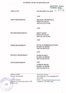 Walter's court document